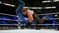 Prior to this match, Strowman had battled exclusively with local enhancement talent and forgotten undercarders like Sin Cara; here he is pinning a former WWE US, Intercontinental, and World Champion for the match's first elimination.